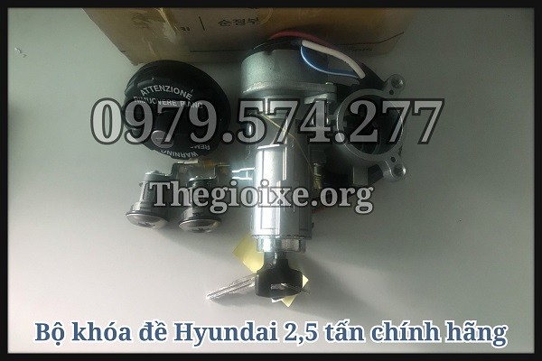 Bộ Khóa Đề Xe Tải HD65 HD72 HD78 HD99 HD120SL Chính Hãng - Phụ Tùng Hyundai 1 Bộ Khóa Đề Xe Tải HD65 HD72 HD78 HD99 HD120SL Chính Hãng - Phụ Tùng Hyundai 1