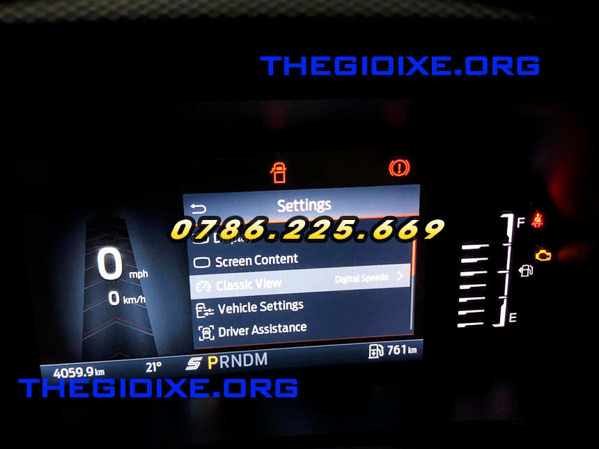 Kích hoạt tính năng ẩn xe Ford Ranger