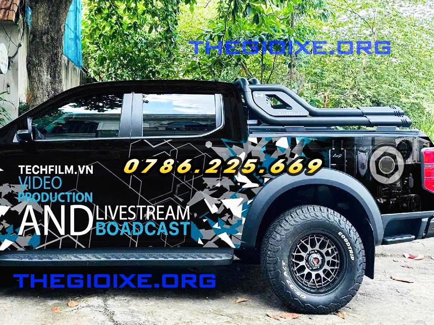 Thanh thể thao hamer kép xe Ford Ranger