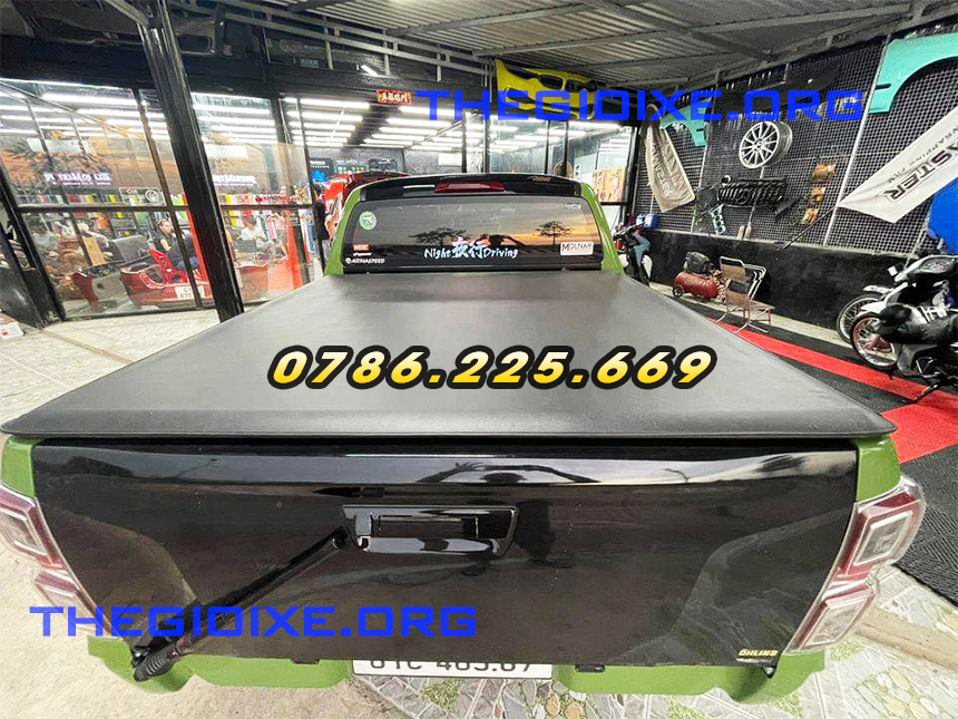 Thùng bạt cuộn da xe Ford Ranger